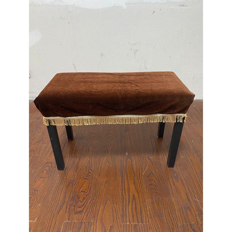 

Бархатный чехол для банкетки, Фланелевый чехол для банкетки, Пылезащитный защитный чехол для пианино, Чехол для стула, Длинный чехол для туалетного столика Coffee fringed edge 76*36cm double stool cover