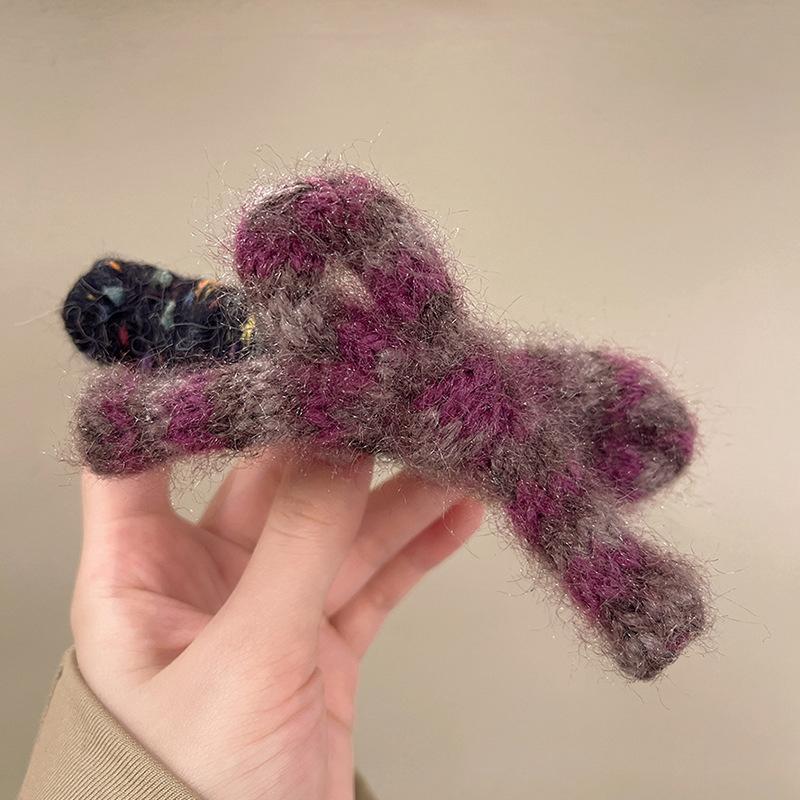 

Gentle Autumn Winter Bowkont Hair Clips For Women Girls Sweet Versatile Shark Clip Simple Hair Accessories Gifts