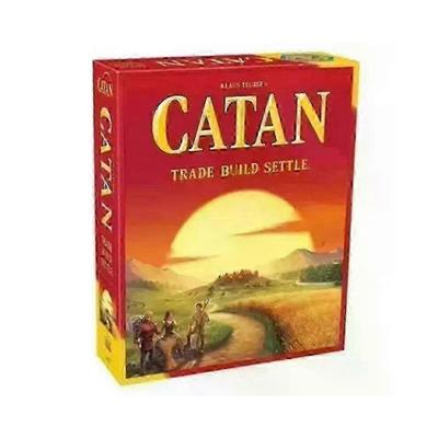 Αγγλική Έκδοση Επιτραπέζιο Παιχνίδι Catan Παζλ Παιχνίδι Αναψυχής Κάρτες Παιχνιδιού Έκδοση 25ης Επετείου Παιχνίδια 2-8 Άτομα Πάρτι Καρτοπαίχνιδα Δώρα
