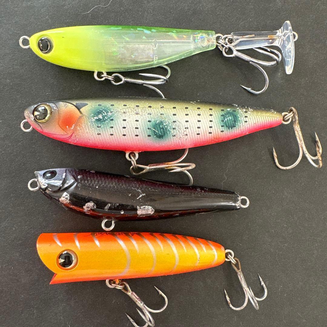 Used Aima Posidora Lure Set of 4 Pugachev Cobra Argo Air Cobra