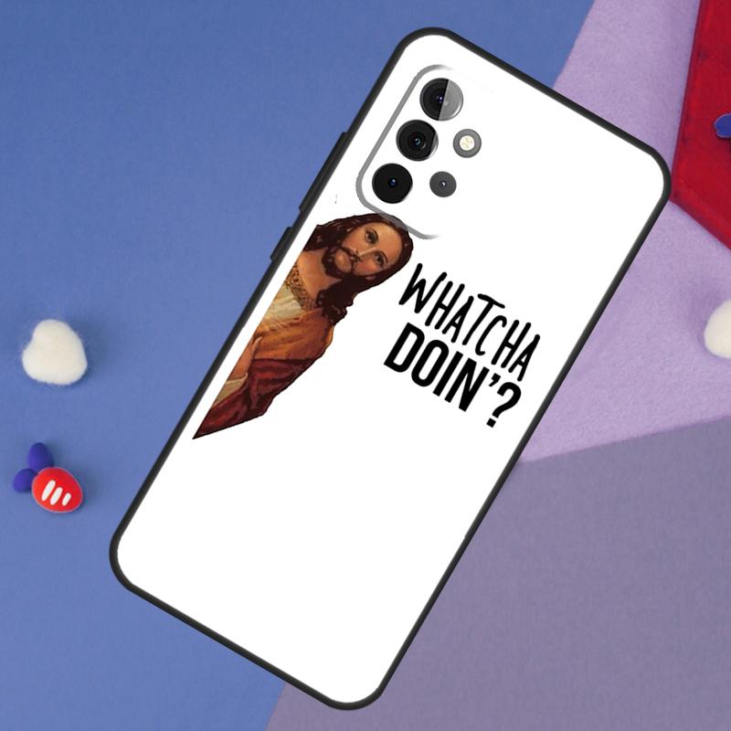 Capa God Jesus Para Samsung Galaxy A14 A56 A36 A26 A16 A06 A54 A34 A12 A32 A52 A13 A33 A53 A15 A35 A55