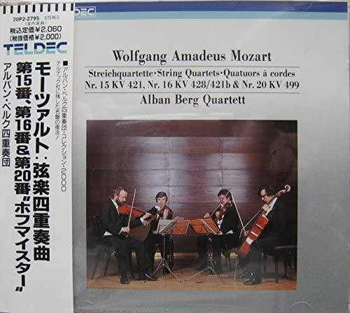 

CD ALBAN BERG QUARTET - Mozart: String Quartet 15 20P22795 Japan Classical Used