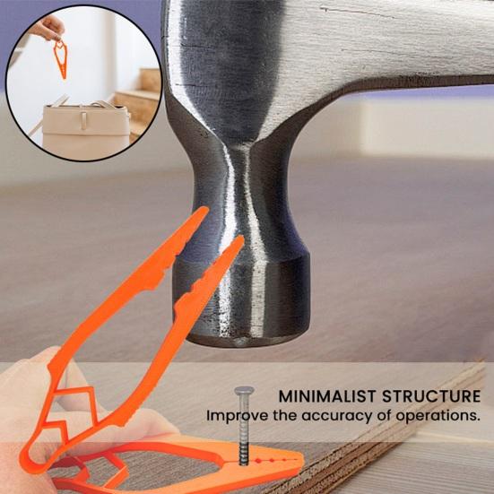 

2 шт. Держатель гвоздей для забивания Защита пальцев Молоток Гвоздь Винт Держатель Плоскогубцы Защита пальцев Плотник Ремонт Деревообработка Защита Ручные инструменты