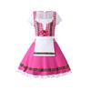 Kid Girl Oktoberfest Costume German Bavarian Beer Festival Outfits for Halloween Carnival Party Long Dirndl Dresses