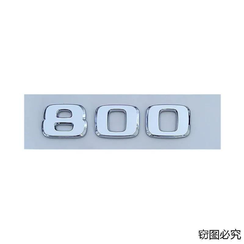 ABS Car Body Side Letters Badge Tail Trunk Sticker for Mercedes Benz G700 G800 G900 900 800 700 Emblem W210 W213 W204 W251 W111