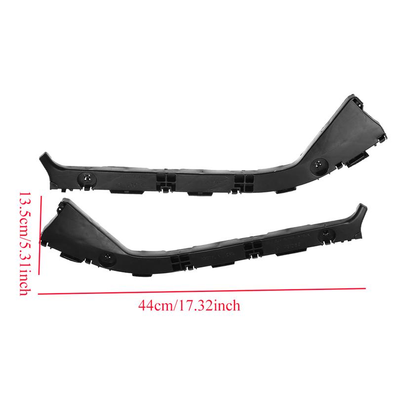 Left+Right Car Front/Rear Bumper Support Bracket Retainer for Toyota Prius Base 2004-2009 Touring 2007-2009 55211647010