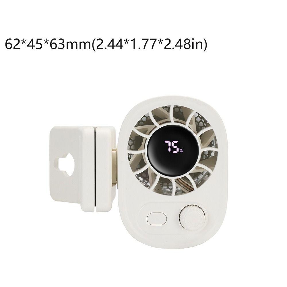 LED Lighting Waist Fan Portable Desk Fan High Quality Hanging Neck Fan  Outdoor