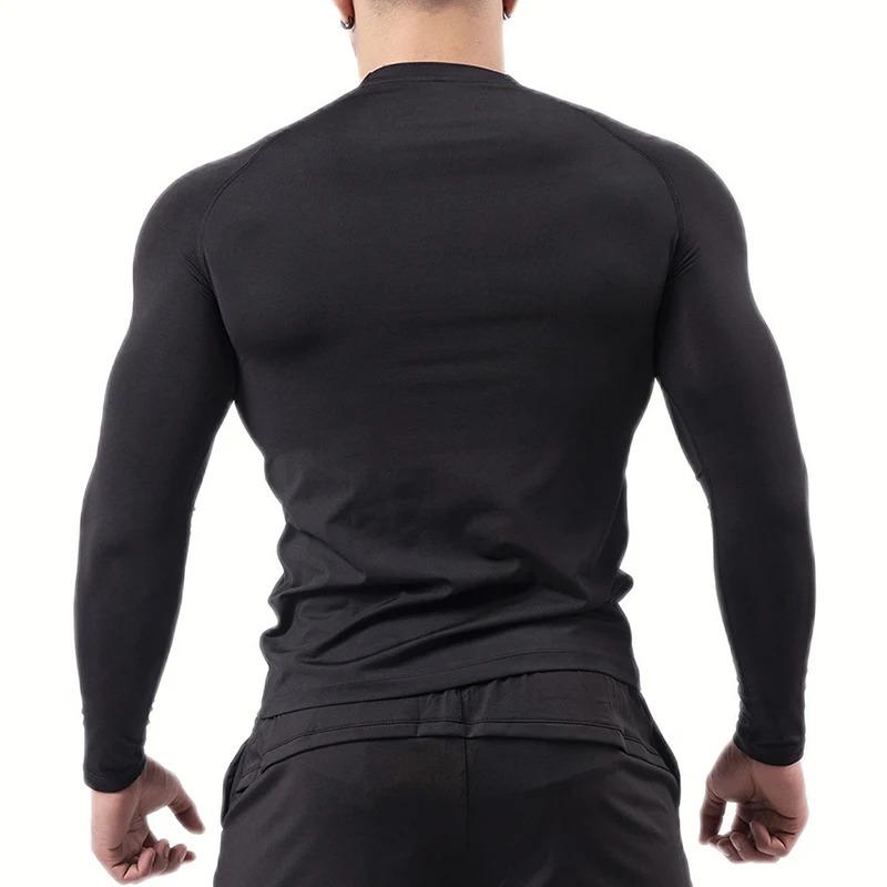 Christian Workout Compression Shirts Graphic Long Sleeve Rash Guard Athletic Quick Dry Tees Tops Mens Gym Undershirts Baselayers