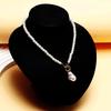 Baroque Faux Pearl Necklace, Elegant Beaded Clavicle Chain for Women