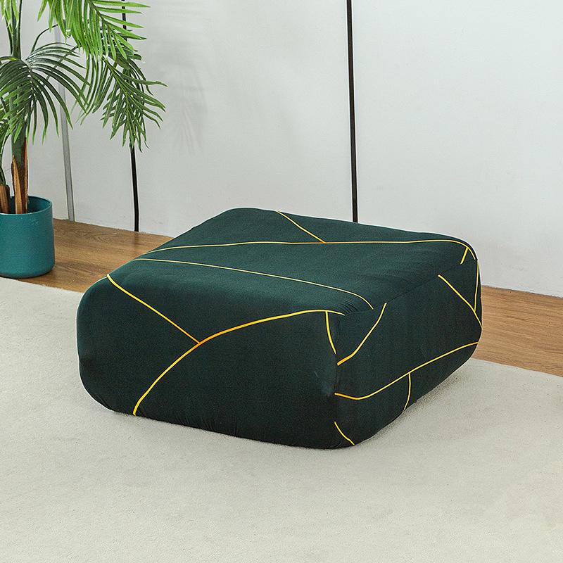 1pc Elastic Sofa Cover Footstool Cover Home Living Room Relaxing Sofa Slipcovers Stretch All Inclusive Lounge Couch Protectors