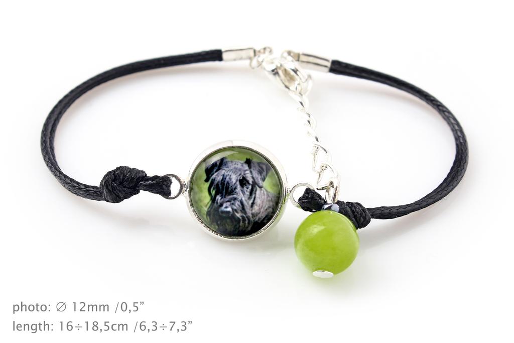 Cesky Terrier, Czech Terrier, Bohemian Terrier - bracelet with your photo handmade, unique jewelry from the Art-Dog brand