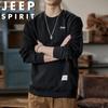 JEEP SPIRIT Men's Long Sleeve Round Neck T-Shirt