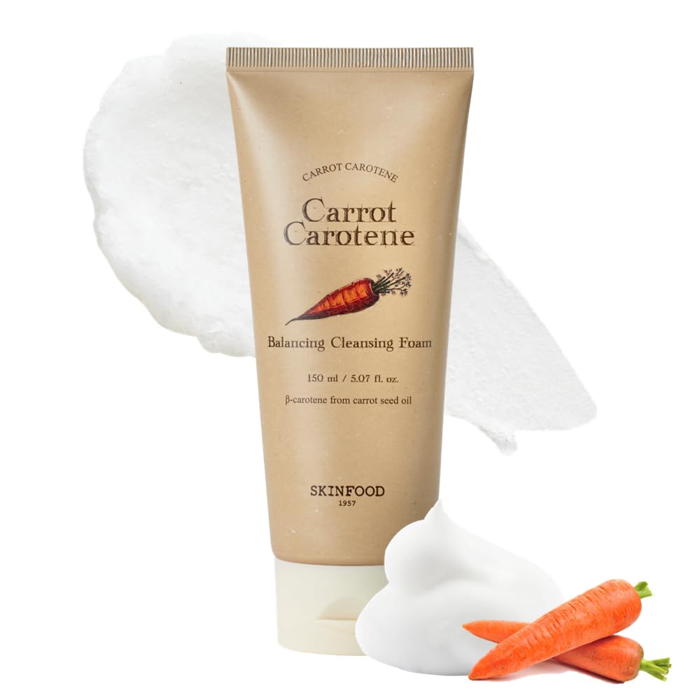 

SKINFOOD Carrot Carotene Balancing Cleansing Foam (Facial Cleanser)