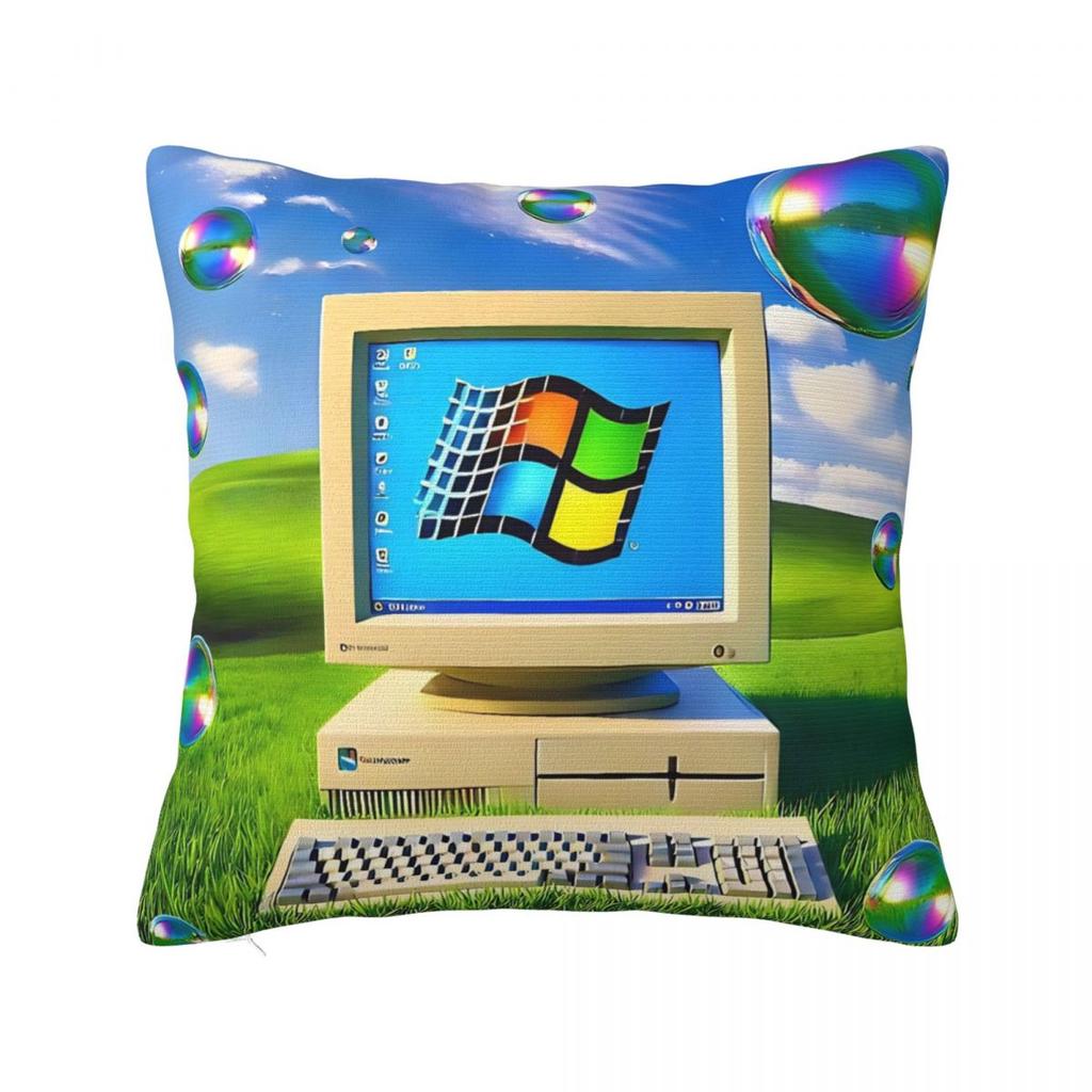 Symphony Dolphins Frutiger Aero Kuddfodral Roligt Kuddfodral Mjukt Anpassat Kuddöverdrag Örngott För Soffa Sovrum Heminredning