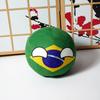 Peluche Polandball Australia Polonia Brasile Bielorussia Messico Portogallo Countryball Cuscino Ripieno Giocattoli Ciondolo per Borsa Regalo Cosplay