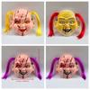 1Pcs Halloween Horror With Double Ponytail Mask Full Face Funny Terror Decoration Ghost Mask Cosplay Clown Costume Party Props