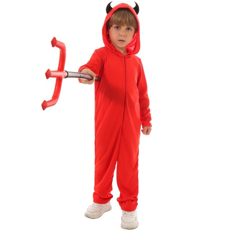 Halloween Little Devil Performance Costume Satan Role-playing Cosplay Costume Children Day School Stage Performance Costume NEW