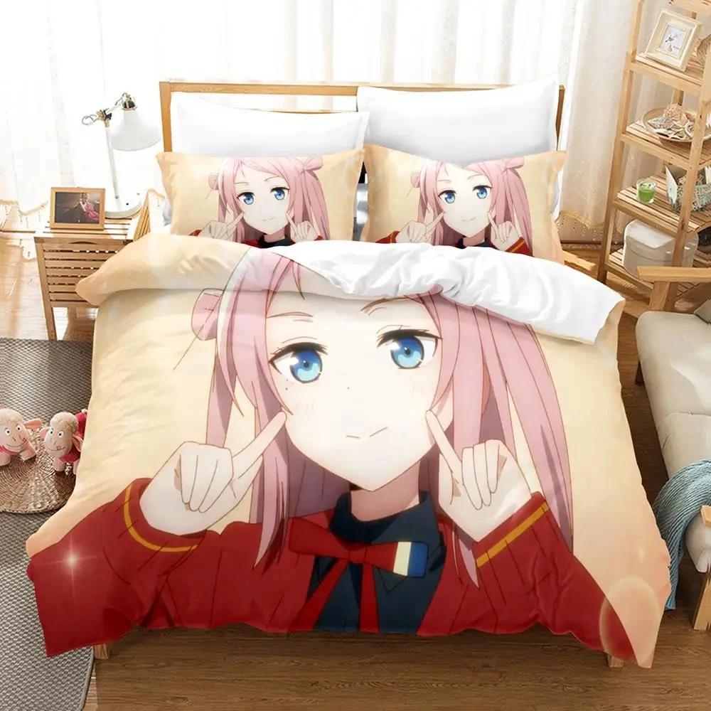 3D Print Anime Nijiyon Animation Bedding Set Duvet Cover Bed Set Quilt Cover Pillowcase Comforter King Queen Size Boys Adult