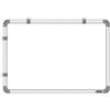 Yajnas Non Magnetic 1.5X3 Feet Double Sided White Board And Chalk Board Both Side Writing Boards, One Side White Marker