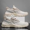 Men's 2025 Summer Versatile Low-top Thick-soled Fly-woven Shoes, Youth Breathable Mesh Sports and Leisure Student Tide Shoes