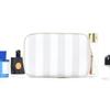 Fashion Striped Cosmetic Bag Tassel Portable Canvas Bags Large Capacity High-Value Makeup Organizer Travel
