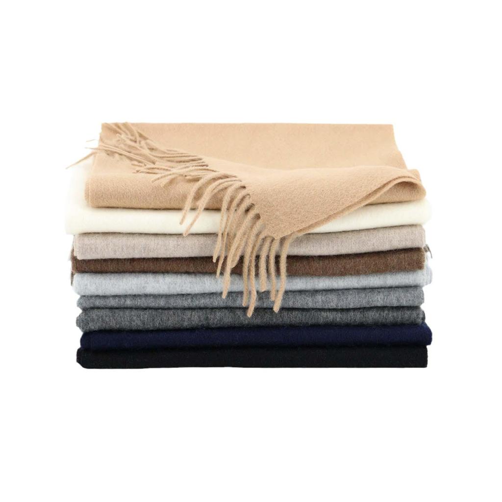 Korean Style 100% Wool Scarf: Women's Autumn/Winter Neck Warmer & Men's Shawl
