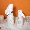 Easter Bunny Sculpture Set - Resin Decorative Sculptures, Suitable for Holiday Decorations and Gifts, Festive Home Decor Elements