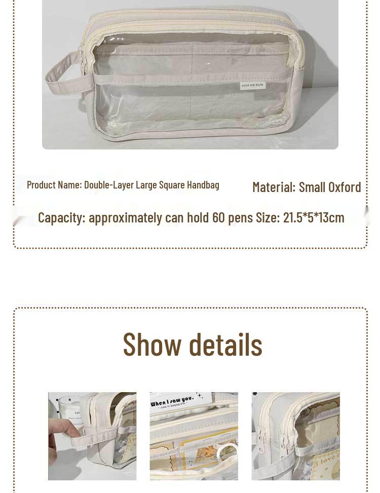 2024 Large Capacity Pencil Case for Girls: Stylish, High-Value Student Box with Advanced Design for Elementary School