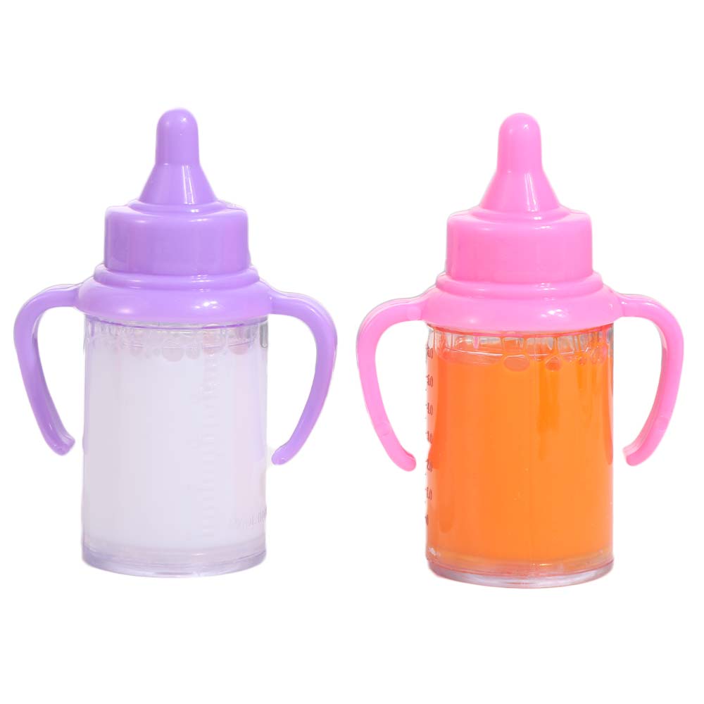 Milk & Juice Bottles Baby Bottle Pacifier Toy Play House Doll Feeding Bottle  Baby Doll Accessories