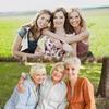 By My Side Three Women Beside Me Resin Ornaments Craft Decorations Holiday Creative Gifts