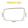Pair Mirror Glass Heated Driver &Amp; Passenger Side For 2010-21 Dodge Ram 1500 2500