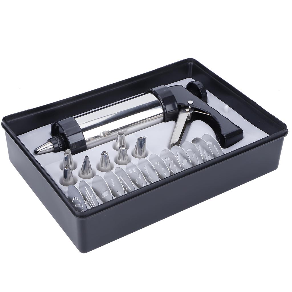 Cookies Press Maker Stainless Steel Cake Pastry Decorating Nozzle Set DIY Baking Tools