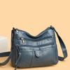 Women's Bag, Retro and Fashionable Crossbody Bag, Women's Washed Soft Leather Feel, Mother's Bag, Single-shoulder Bag