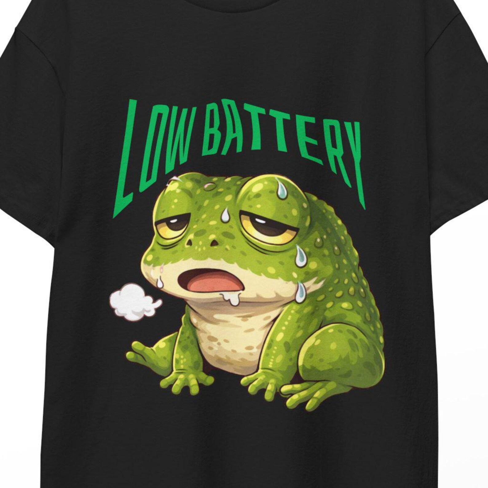 Funny Frog TShirt, Cute Meme Frog Tee, Silly Frog Graphic Shirt, Aesthetic Animal Tee,Frog Lover Gift,Trendy Frog Shirt,Fun Streetwear Style L