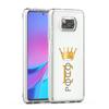Phone Case For Xiaomi Poco X6 X5 NFC X3 F6 F5 Pro F4 F3 M3 14 13T 12T 12 13 Lite 11 Mi 5G Clear Cover Crown Letter A To b