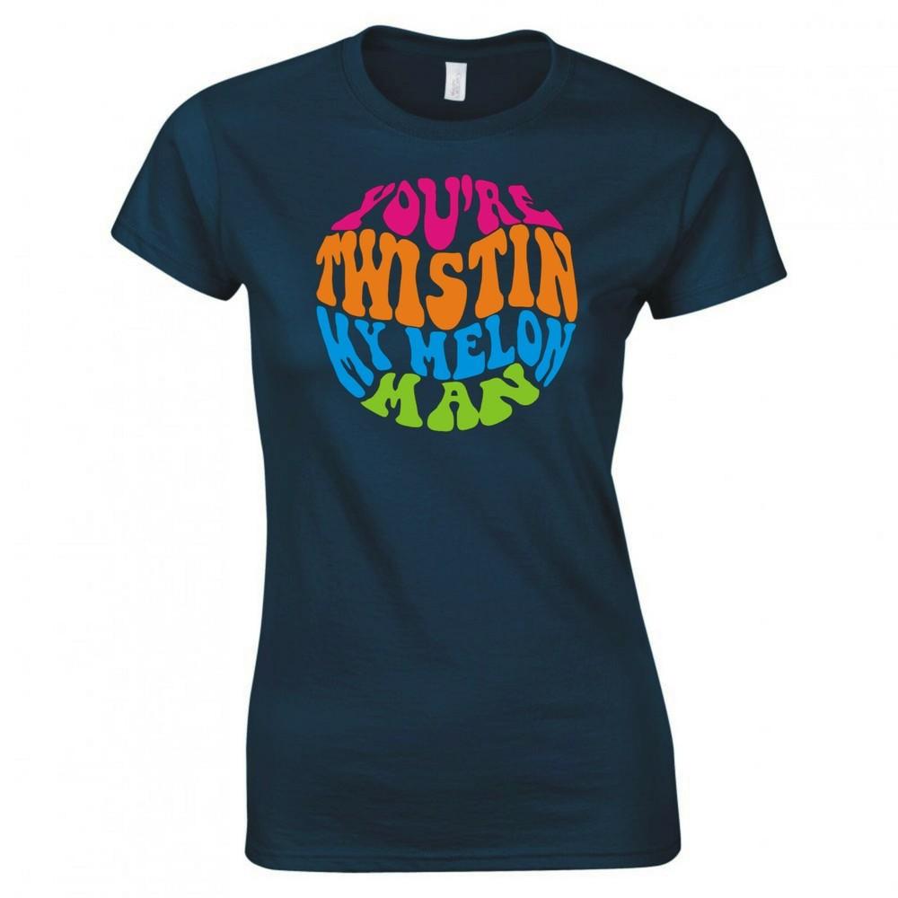 Inspired By Happy Mondays Youre Twistin My Melon Unisex Ladies Skinny Fit TShirt S