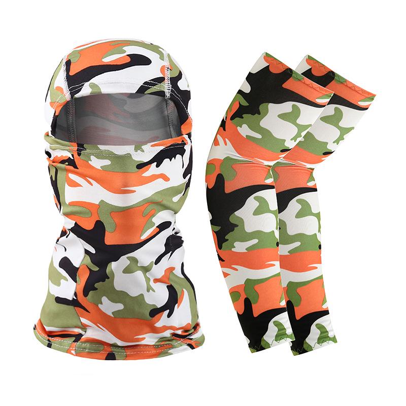 Outdoor Sun Protection Ice Silk Sleeves & Breathable Multi-Functional Cycling Face Mask Headband
