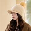 Women S Winter Warm Fleece Lined Baseball Cap For Big Head Korean Style Casual Hat