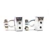 Pair Silver Tone Car Postive Negative Battery Terminals Clamp 2 4 8 Gauge Car