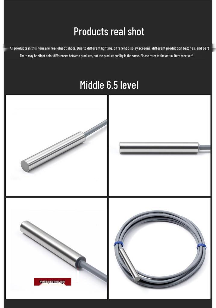 High Precision Waterproof NPN Proximity Switch Sensor (M8, M12, M18, M30) - Anti-Interference, Two-Wire Design