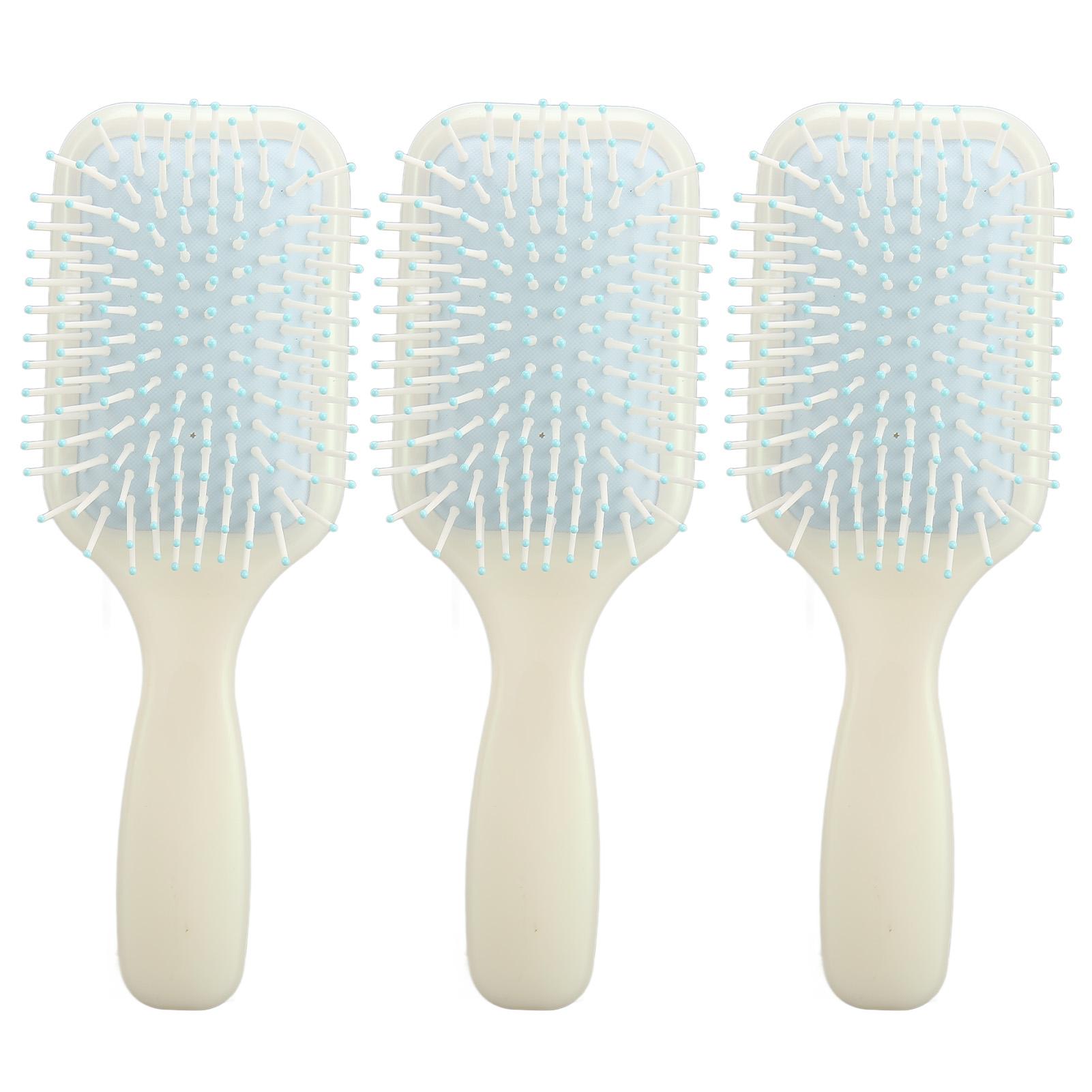 

3 шт. Щетка-лопатка для волос, силиконовый массажер для парикмахерского дела, портативная распутывающая щетка-лопатка для женщин