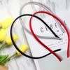 Hard hair hoop ribbon headband Simple Headband child Fashion covered headbands plain headbands for crafts fabric headband