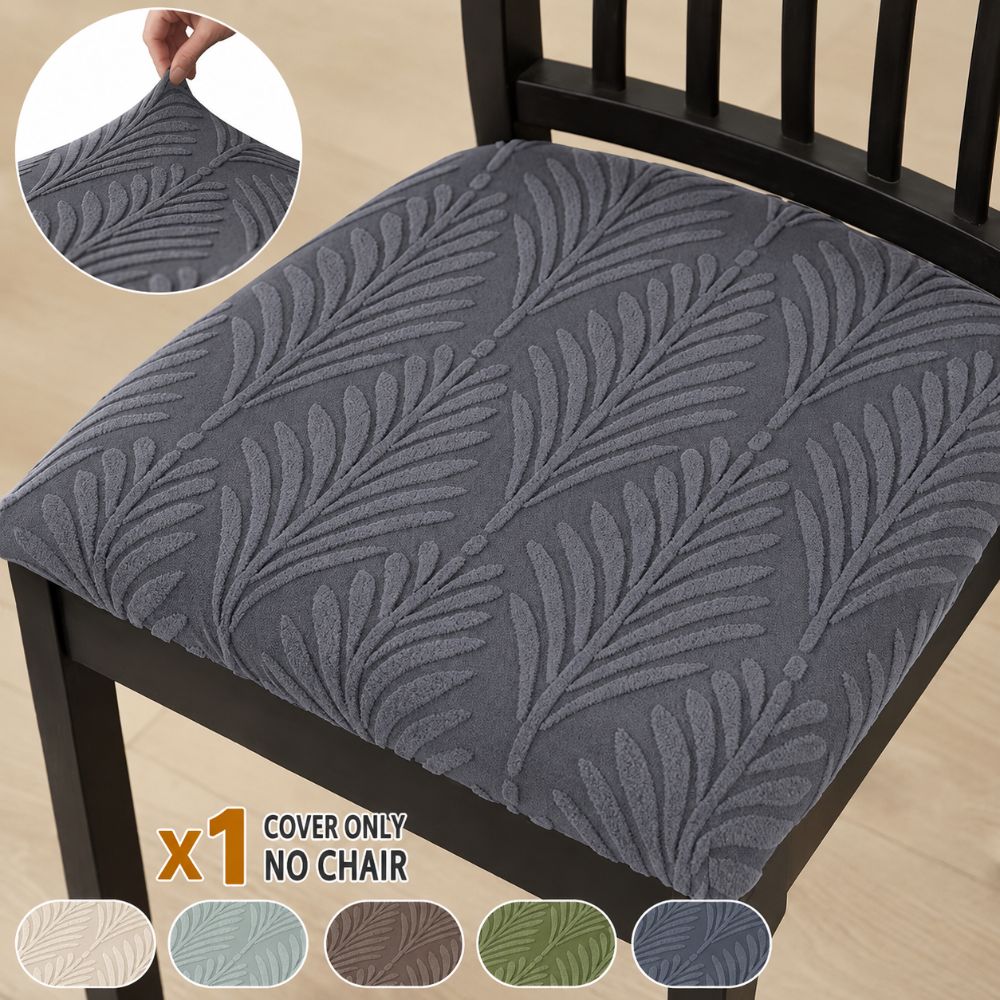 Jacquard Dining Chair Slipcover Anti-dirty Home Seat Cover Seat Case For Hotel Kitchen Party