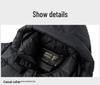 2025 Men's Winter Hooded Short Down Jacket - 90% Duck Down Casual Outerwear