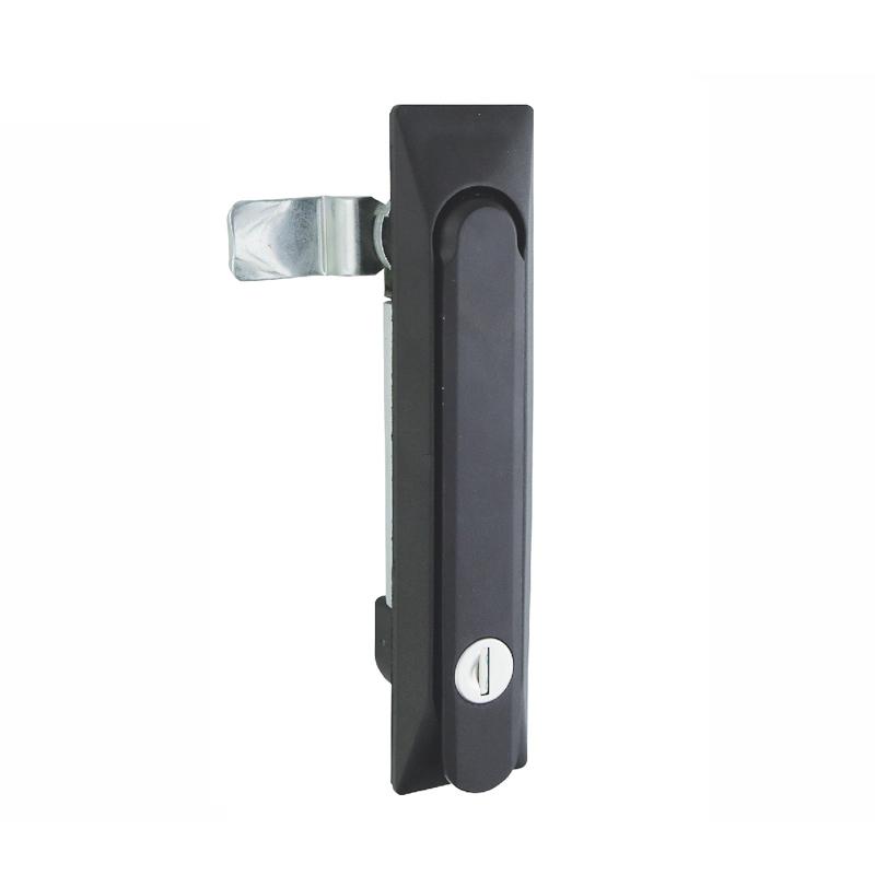 Zinc Alloy Network Cabinet Door Swing Handle Plane Lock