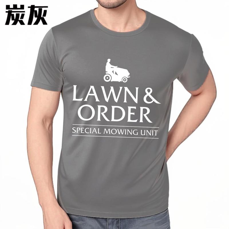 Oversized Summer For Her T Shirt Lawn And Order Special Mowing Unit Short Sleeve Workout O Neck Tee Shirt Male Workout Tshirt