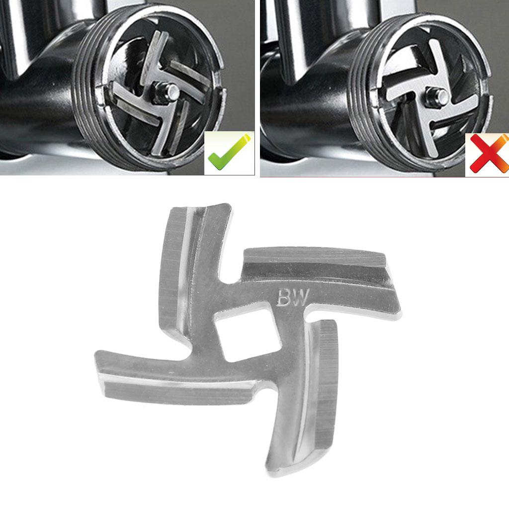 Meat Grinder Blade Metal Food Grinding Knife Cutter Replacement Accessories for Meat Mince Grinding Tool Part Supplies
