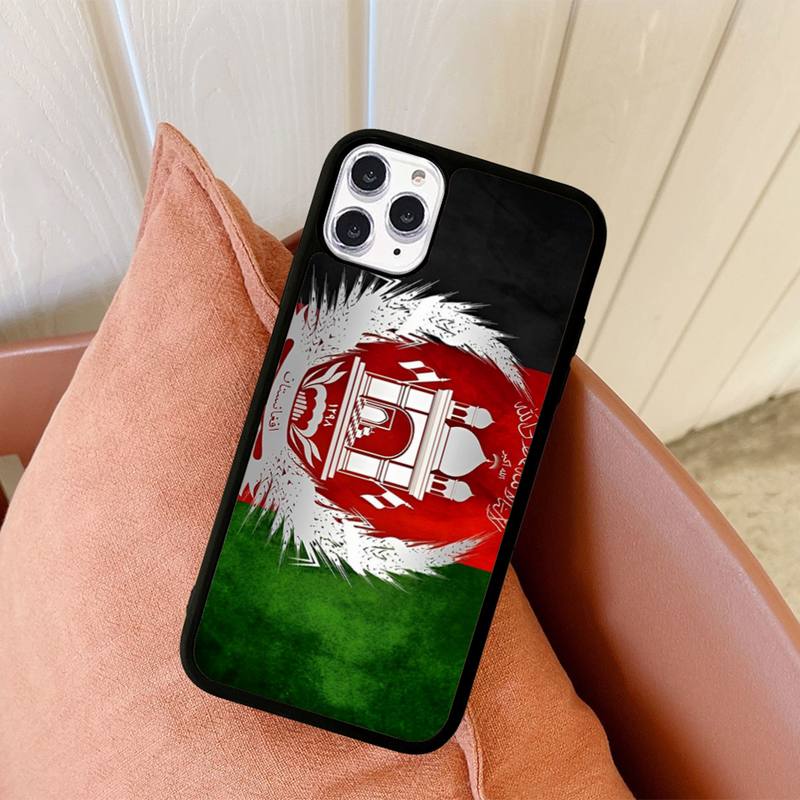 

Чехол для телефона с флагом Афганистана, силиконовый чехол из ПК + ТПУ для iPhone 11 12 13 Pro Max 8 7 6 Plus X SE XR Hard Fundas iphone 14promax