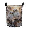 1 Foldable Laundry Hamper with Handles - Round Laundry Basket with Handles - Large Capacity Heavy-Duty Foldable Laundry Hamper & Portable Dirty Clothe
