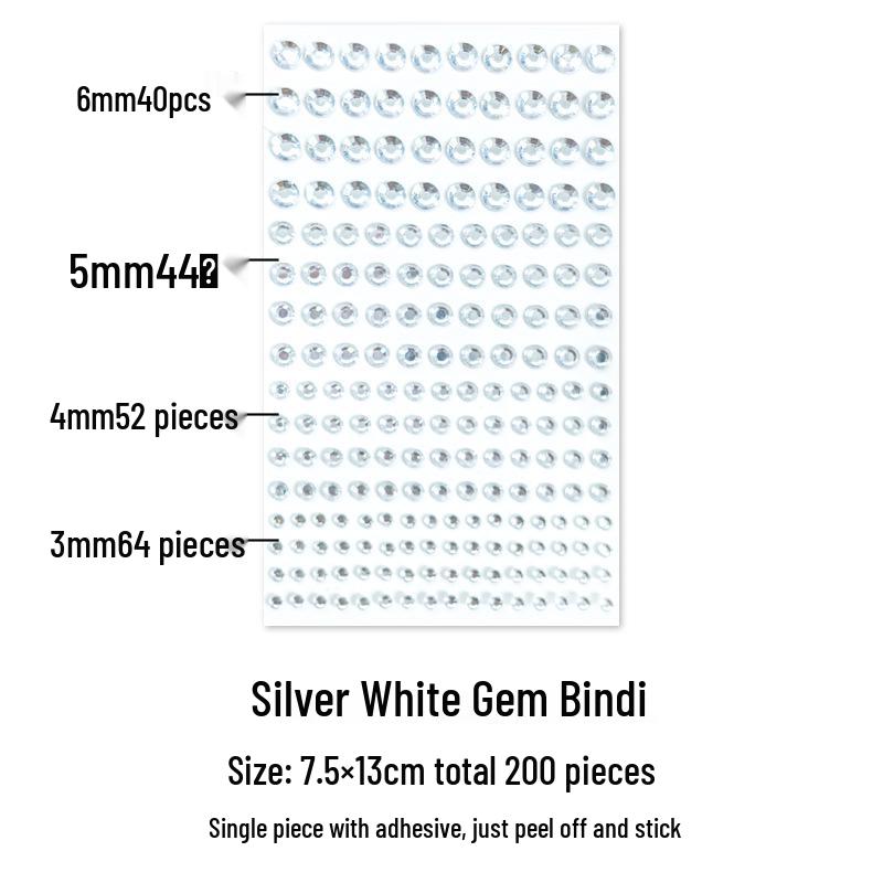 Gem Stickers: Kids' 3D Acrylic Crystal DIY Rhinestone Decorations, Colorful Cross-Border Designs for Girls